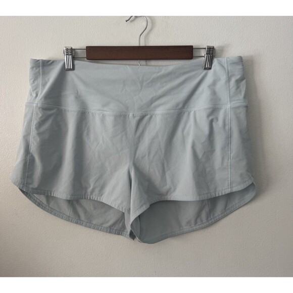Lululemon Speed Up HR Short 2.5” Lined Size 14 Powder Blue PWBE 30812 - Picture 2 of 9